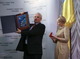 Vladimir Gritsishin and Yuliya Timoshenko