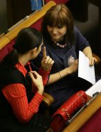 Elena Bondarenko and Olga Bodnar