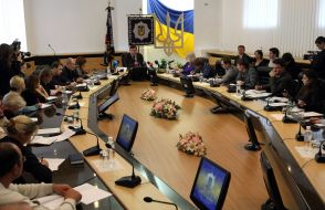 Press-conference of Yuriy Lutsenko