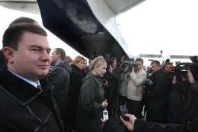 Yuliya Timoshenko and Viktor Bondar