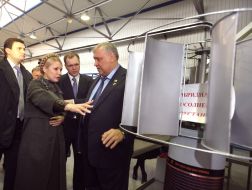 Yuliya Timishenko, Viktor Dzenzerskiy and Denis Dzenzerskiy