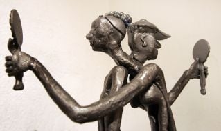 ”Rapture by own ego” sculpture’s fragment