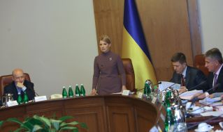 Aleksandr Turchinov, Yuliya Timoshenko, Ivan Vasyunik and Petr Krupko