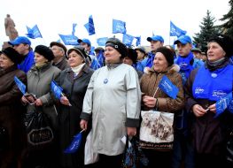 Supporters of Party of regions