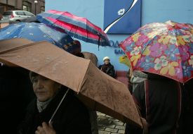 Вкладники Укрпромбанку біля ”Родовід Банку”
