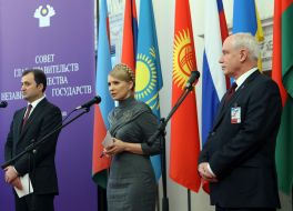 Влад Филат, Юлия Тимошенко и Сергей Лебедев