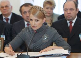 Yuliya Timoshenko, Bogdan Danilishin and Vitaly Gayduk