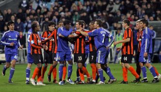 Soccer. FC ”Dinamo” (Kiev) vs. FC ”Shakhter” (Donetsk)