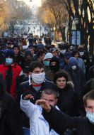 Student мarch for the healthy way of life