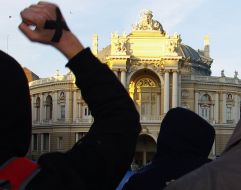 Student мarch for the healthy way of life