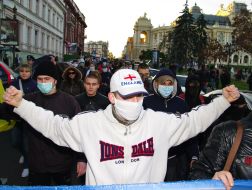 Student мarch for the healthy way of life