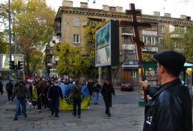 Student мarch for the healthy way of life