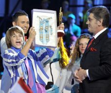 Віктор Ющенко, Тімур Мірошниченко та Ральф Макенбах