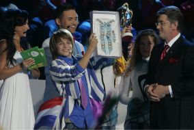 Viktor Yushchenko, Timur Miroshnichenko, Ani Lorak and Ralf Mackenbach