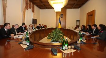 Yuliya Timoshenko and Nata Menabde