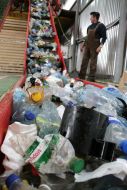 Rubbish sorting line