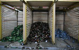 Plastics bottles
