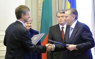 Viktor Yushchenko and Dalya Gribauskaite