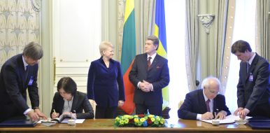 Viktor Yushchenko and Dalya Gribauskaite