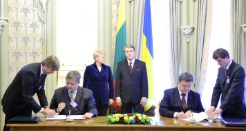 Viktor Yushchenko and Dalya Gribauskaite