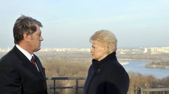 Viktor Yushchenko and Dalya Gribauskaite