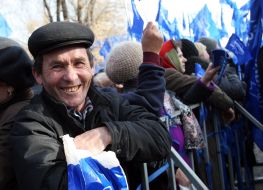 Party of regions supporters