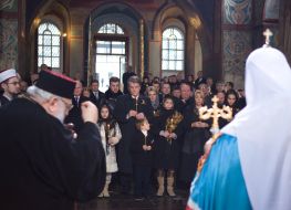 Filaret conducts funeral service