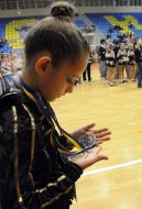 Учасниця змагань Кубка України з черлідінгу