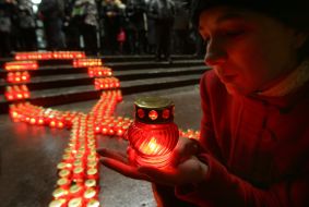 «Candle procession» action participant