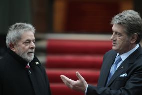 Viktoe Yushchenko and Luiz Inacio Lula da Silva