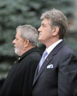 Viktor Yushchenko and Luiz Inacio Lula da Silva