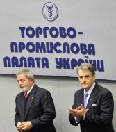 Luiz Inacio Lula da Silva and Viktor Yushchenko