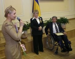 Yuliya Timoshenko and Valery Sishkevich