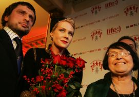 Kira Muratova, Oleg Kokhan and Renata Litvinova