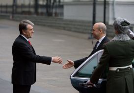 Viktor Yushchenko and Fredrik Reinfeldt