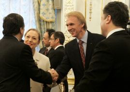 Vladimir Ogryzko and Jose Manuel Barroso