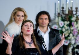 Larisa Kadochnikova, Vitaliy Borysyuk and Olga Sumskaya