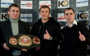 Zaur Baisangurov, Vitaliy Rusal and Dmitriy Nikulin