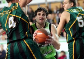 Aleksandr Nerush, Artem Shvets and Maksim Pustozvonov