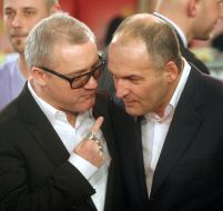 Damien Hirst and Viktor Pinchuk