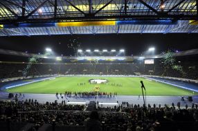 The ”Metallist” stadium opening ceremony