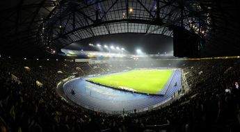 The ”Metallist” stadium opening ceremony