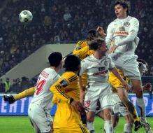 Soccer. FC ”Metallist” (Kharkov) vs. FC ”Obolon” (Kiev)