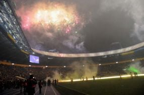The ”Metallist” stadium opening ceremony