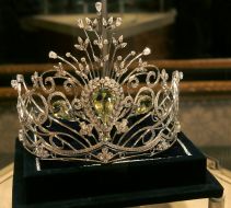 Crown encrusted with diamonds
