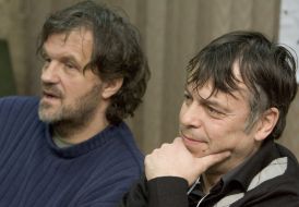 Emir Kusturica and Nele Karajlic