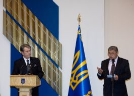 Viktor Yushchenko and Valentin Simonenko