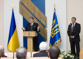 Viktor Yushchenko and Valentin Simonenko