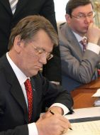 Yury Lutsenko and Viktor Yushchenko