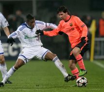 Betao and Lionel Messi